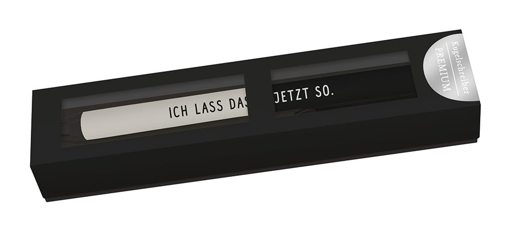 grafik-werkstatt-schreibkram-manufaktur-kugelschreiber-ich-lass-das-jetzt-so image 1