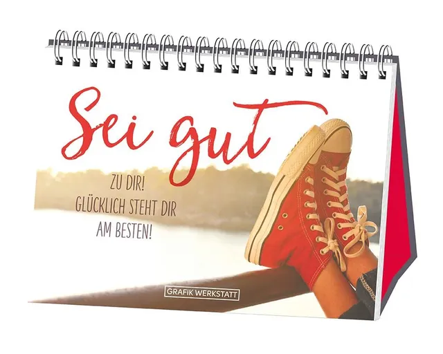 grafik-werkstatt-sei-gut-zu-dir-spiralbuch-geschenkbuch image 1