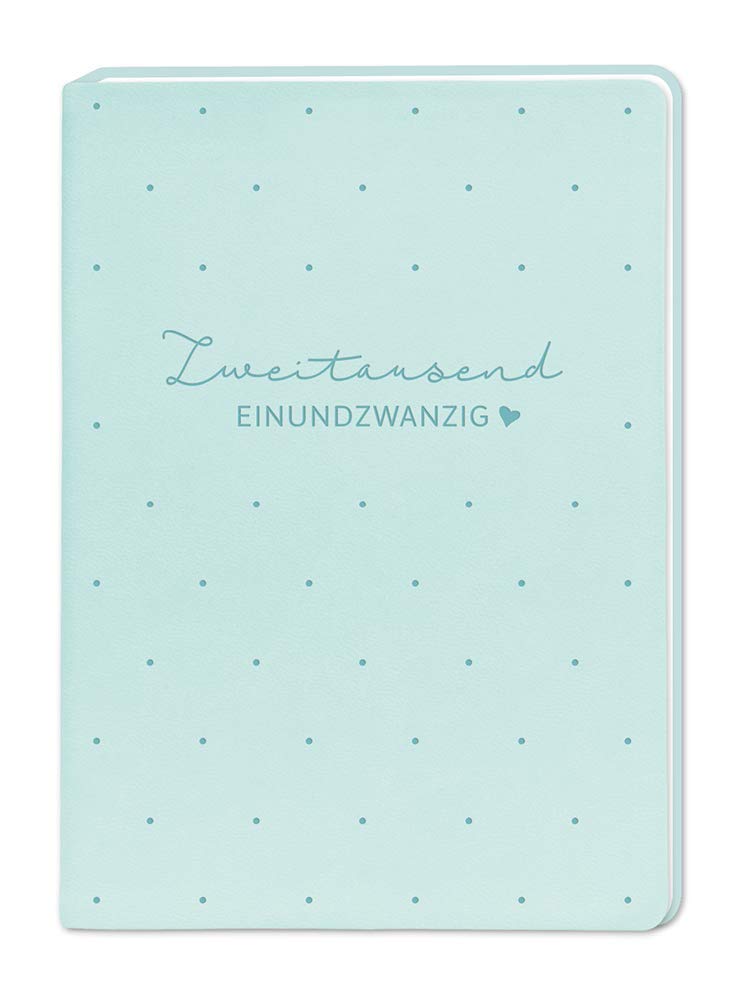 grafik-werkstatt-terminplaner-lederlook-a6-mint-2021 image 1