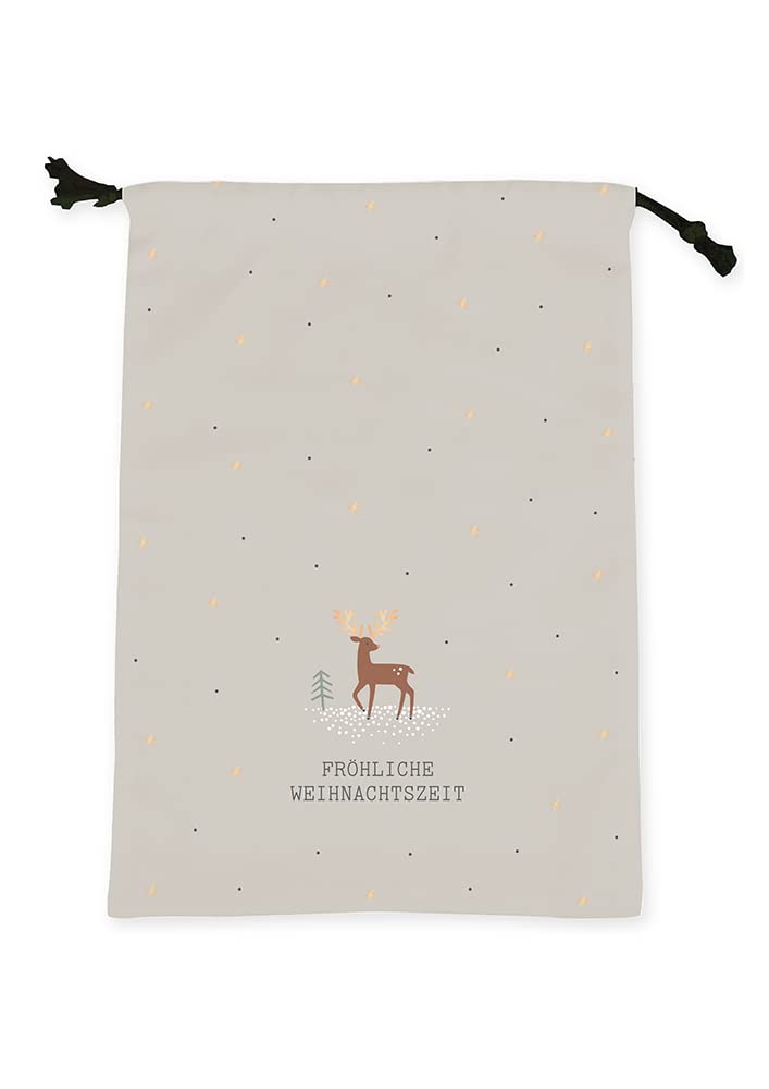 grafik-werkstatt-geschenkbeutel-weihnachten-baumwolle-fr-hliche-weihnachtszeit image 1