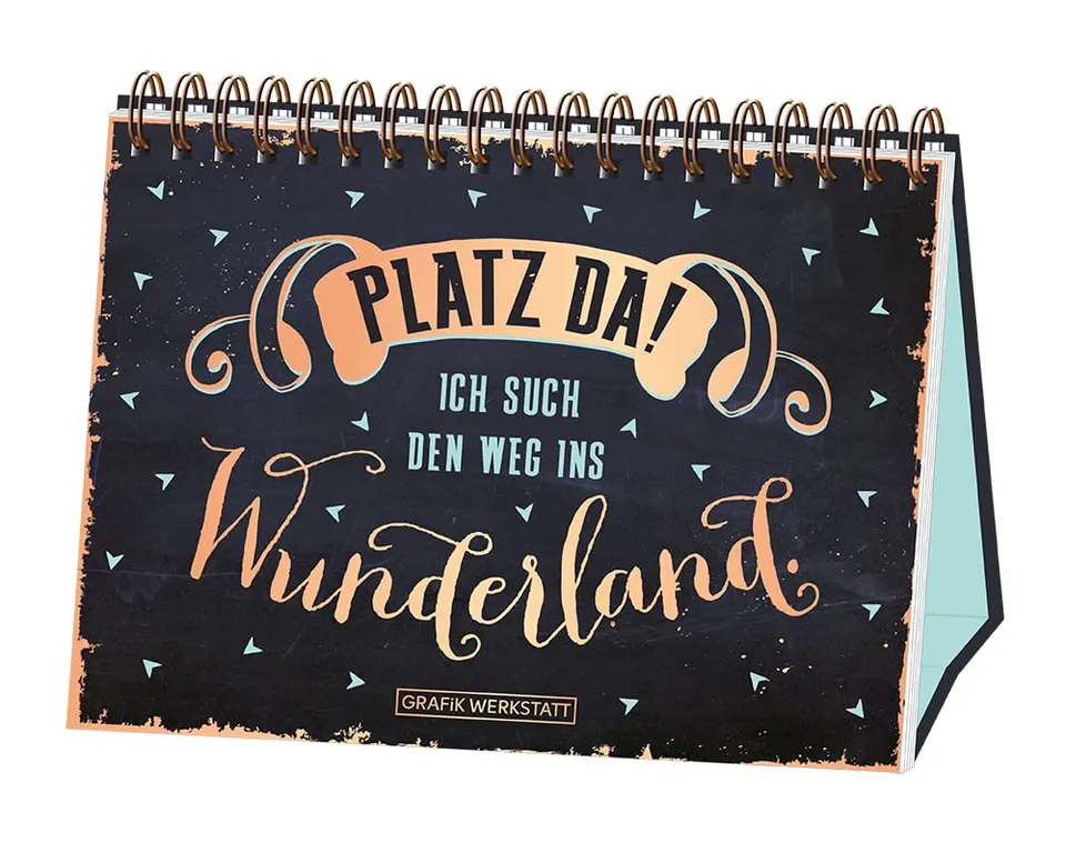 grafik-werkstatt-spiralbuch-platz-da-ich-such-den-weg-ins-wunderland image 1