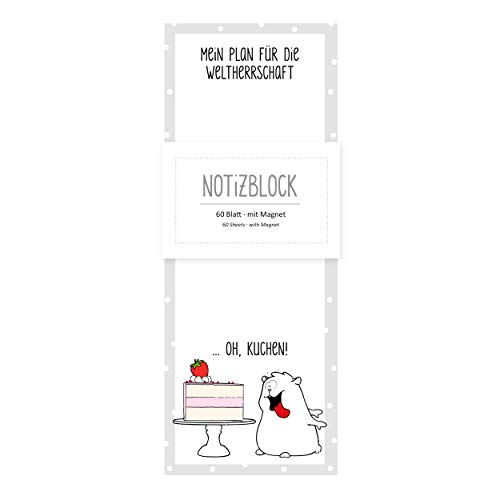gr-tz-verlag-notizblock-magnetisch-katze-und-kuchen-60-blatt-blanko-8x21-cm image 2